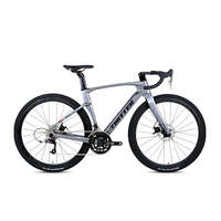 Rangka Sepeda Roadbike Karbon Lengkap Berkualitas Tinggi dari Toko Saya RIVAL-22 24-Speed Gears V3 45 700*38C Gravel Fiber Ringan Biru Pria