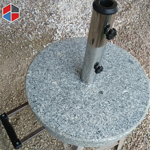 <span class=keywords><strong>Base</strong></span> de parasol de granito gris con carrito - Product Image 2