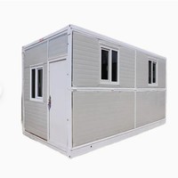 Module résidentiel pliable en acier à panneaux sandwich, extensible, fabriqué par un fabricant de vente directe, personnalisable pour l'exportation