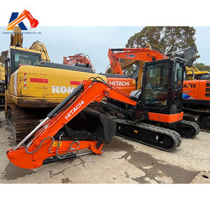 Mini pelle hydraulique d'occasion 5.5 tonnes Japon Hitachi Zx55u Zx55USR-5A Zaxis 55 à bas prix Hitachi Zx55 de haute qualité - Product Image 1