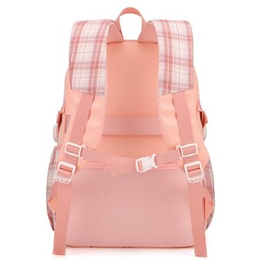 <span class=keywords><strong>Sac</strong></span> <span class=keywords><strong>à</strong></span> <span class=keywords><strong>dos</strong></span> décontracté imperméable pour filles, <span class=keywords><strong>sac</strong></span> d'école mignon <span class=keywords><strong>à</strong></span> carreaux avec pochette pour bagage, idéal pour les voyages et l'usage quotidien - Product Image 3