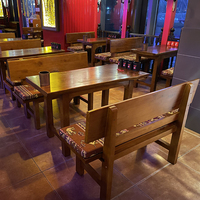 Nouvelle conception de luxe léger, fournisseur économique pour restaurants et hôtels, banquette de restaurant, table et chaise de café