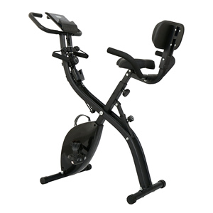 Vélo d'exercice pliable portable pour intérieur, système magnétique, résistance réglable, <span class=keywords><strong>cyclisme</strong></span> sportif, dossier en acier, équipement de fitness - Product Image 1