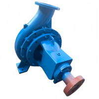Pompe centrifuge horizontale à aspiration axiale monophasée haute pression pour eau de refroidissement industrielle, accouplement fixe, diesel/électrique