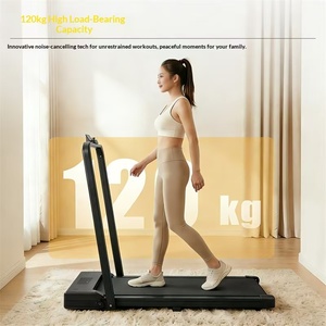 Tapis roulant pour la marche avec une charge maximale de 120 kg, doté d'un écran numérique LED et d'un accoudoir ergonomique pour la marche et la course en intérieur, usage double - Product Image 5