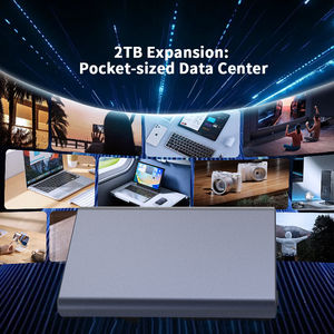 Transblue 2.5 inch Loại C USB 3.1 SSD trường hợp đĩa cứng bao vây Loại-C Sata 2.5 inch HDD bao vây trường hợp ổ cứng - Product Image 4