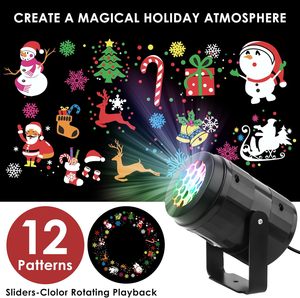 16 Patterns <b>RGB</b> Christmas LED Projection Lamp Snowflake Projector Light - Product Image 5