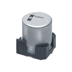 คาปาซิเตอร์100 uF 100 uF 20% ตัวเก็บประจุ35V SMD ฝาครอบ MVA35VC101MF80TP - Product Image 1