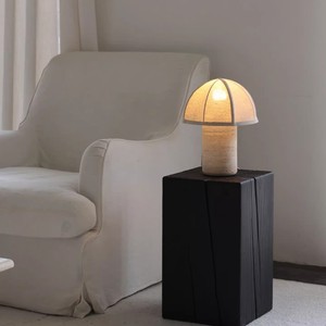 <b>Table</b> <b>Lamp</b> Travertine <b>Base</b> E27 LED Light Source Switch Control Eye Caring For Bedroom Guesthouse Decorative Lighting - Product Image 2