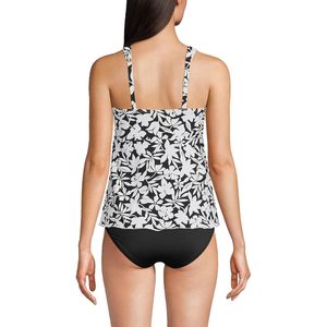 FOXA Top de bikini ajustable con cuello redondo para mujer, top de bikini elástico de poliéster y elastano con estampado digital - Product Image 2