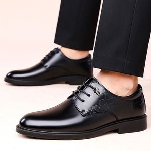 New Classic Fashion Men's Professional Formal Dress Leather Shoes-Elegant Business Casual Office Wear - Product Image 6