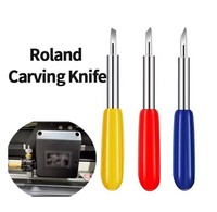 Cuchilla de Grado Industrial de 30/45/60 Grados para Plotter de Corte Roland, Personalizada OEM ODM para Rotulación Informática y Película Reflectante