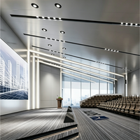 Service de conception clé en main pour bureaux commerciaux et auditoriums, solution complète d'aménagement, de décoration et de construction d'espaces