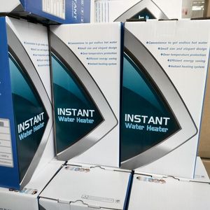 Chauffe-eau électrique instantané Anlabeier sans réservoir 5500W avec affichage numérique et contrôle de température réglable - Product Image 4