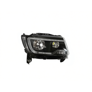 Faro Delantero LED para Jeep Compass 2014-2016, Blanco 6000K, 12V, Nuevo, Mejora de Actualización, Ajuste No Universal, Carcasa Negra - Product Image 1