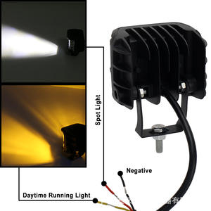 Luz led estroboscópica para todoterreno, luz de trabajo de 45w, 10-30V, 4x4, ámbar, rojo y azul - Product Image 6