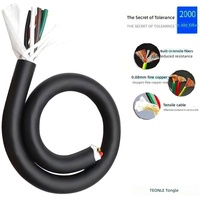 Câble de chaîne porte-câbles TRVV, résistant à 3 millions de cycles de flexion, câble d'alimentation flexible en PVC, fil de connexion pour bras robotisé