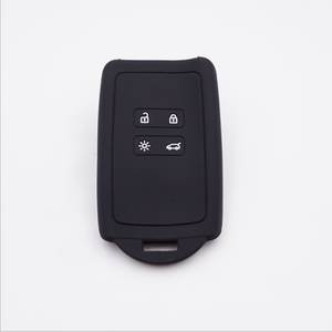 De goma de silicona coche caso clave para Renault KOLEOS Kadjar <span class=keywords><strong>Arkana</strong></span> 2017 para <span class=keywords><strong>samsung</strong></span> QM5 botón 4 Tarjeta inteligente clave shell conjunto - Product Image 4