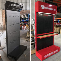 Étagères de supermarché en acier laminé à froid sur mesure, rayonnages d'atelier, présentoirs de salle d'exposition, supports à outils, exportation transfrontalière