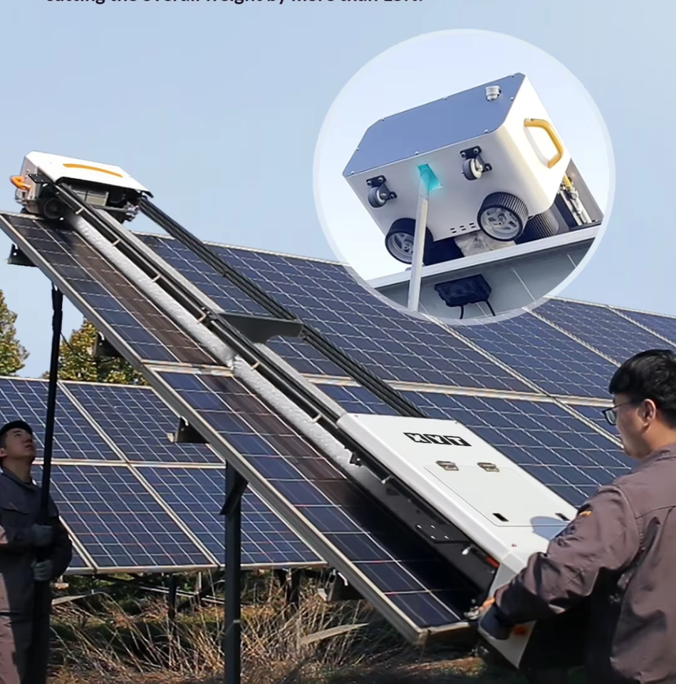 Solar Panel Cleaning Robot Wholesale Modular PV Cleaner with ...