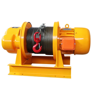 Pesante ad alta velocità telecomando elettrico verricello a fune piccolo forza di trazione 1ton 5ton 10Ton motore per uso marino e minerario - Product Image 1