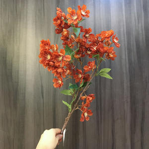 Fleur artificielle en soie 2024, grande <span class=keywords><strong>myrte</strong></span> décorative pour Pâques et la Saint-Valentin - Toucher naturel, longue durée, 3-5 ans - Product Image 3