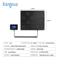 Báscula Digital de Plataforma de Alta Resistencia con Pantalla LCD, Capacidad de 300 kg, Báscula Postal Digital