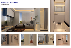 Chambres modulaires préfabriquées solaires de luxe portables Petite <span class=keywords><strong>maison</strong></span> de conteneur de salle de bain pour hôtels et <span class=keywords><strong>maison</strong></span> en acier - Product Image 6