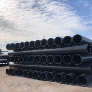Linea blu Pe100 Pn16 SDR17 SDR21 150mm 160mm 180mm 250mm 300mm 600mm 710mm 900mm tubo Hdpe nero - Product Image 3