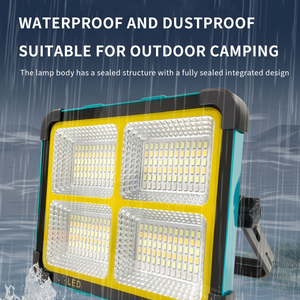 Lámpara Solar <span class=keywords><strong>LED</strong></span> de 6000K con Clasificación IP65 <span class=keywords><strong>a</strong></span> Prueba de Agua, Cuerpo de ABS, Luz de Seguridad Solar para Exteriores, Jardín, Patio y Camino - Product Image 1