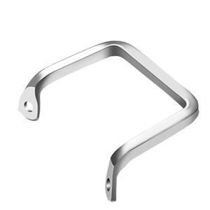 Piezas de utensilios de cocina de tipo cuadrado de acero inoxidable personalizadas, mango de olla de <span class=keywords><strong>Metal</strong></span> con asas laterales - Product Image 1