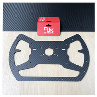 Plaque de volant de course RJX Custom 100% en fibre de carbone Sim