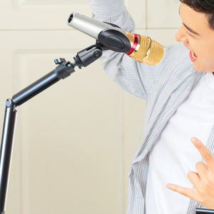 Waterproof Mini Metal Tripod Phone <strong>Holder</strong> Flexible Strong Arm Tablet PC Stand Supports for iPhone <strong>iPad</strong> <strong>on</strong> <strong>Bed</strong> or Desk - Product Image 6