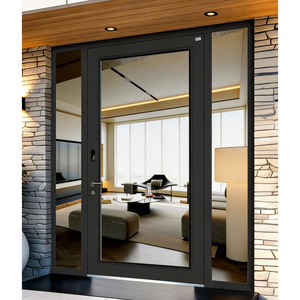 Puerta de Entrada Moderna de Lujo con Marco de Aleación de Aluminio, Aislamiento Térmico, Garantía de 5 Años, Apertura Simple <span class=keywords><strong>para</strong></span> Hotel u Hospital - Product Image 6