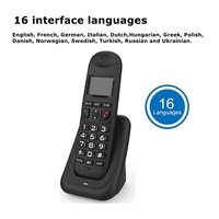 Téléphone sans fil DECT extensible, téléphone numérique sans fil pour bureau et domicile, application de bureau