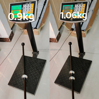 Balustres ronds en fer noir de 20 mm au design moderne avec boule en acrylique de 950 mm de hauteur pour rampe d'escalier en métal