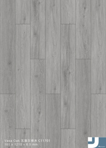 Plancher en vinyle PVC SPC anti-rayures et imperméable de 6,5 mm, installation par clipsage - Product Image 5