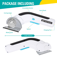 Mini Ciseaux Électriques Rotatifs pour Tissus, Papiers et Cartons (Modèle Tailleur)