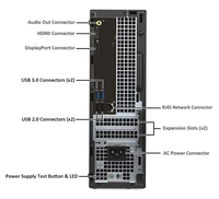 PC Desktop Barebone SFF OptiPlex 3040 Generasi ke-6, Bersih Tanpa Goresan, Grade A, Teruji Fungsional dan Beroperasi