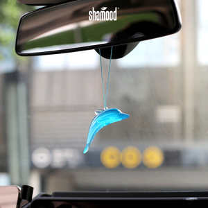 New Rear View Mirror <strong>Car</strong> <strong>Air</strong> <strong>Freshener</strong> with Double <strong>Dolphins</strong> Plastic Gel Hanging Aroma - Product Image 5