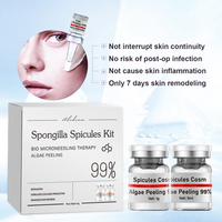 Kit de peeling éclaircissant naturel à 99 % d'algues pour le mélasma, soin hydratant régénérant aux algues marines pour les éruptions cutanées et le resserrement des pores