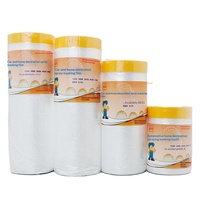 Ruban de masquage acrylique simple pour la protection contre la peinture, la pulvérisation et la poussière, idéal pour les canapés, les meubles, les appareils électroménagers et la décoration.