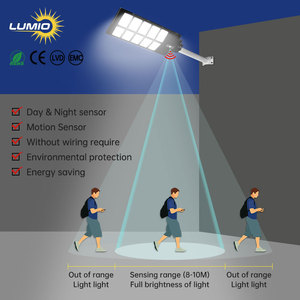 <span class=keywords><strong>Lampadaires</strong></span> <span class=keywords><strong>solaires</strong></span> LED tout-en-un pour extérieur, étanches IP65, à détecteur de mouvement, haute luminosité, 600W, 800W, 1000W, 1200W, vente en gros - Product Image 4
