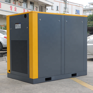 出厂价两段式37KW 50HP风冷润滑式可变速旋转螺杆空气压缩机带电机静音工业泵 - Product Image 4