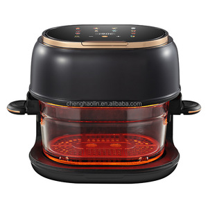 Friggitrice ad <span class=keywords><strong>Aria</strong></span> con Cestello in Vetro Borosilicato Trasparente da 4 Litri, Finestra di Visualizzazione e Schermo Touch - Product Image 1