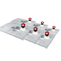 Sac en boîte avec valve pour cola personnalisé, emballage aseptique en feuille d'aluminium