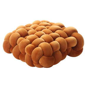 Le plus récent oreiller de tresse créative <span class=keywords><strong>coussin</strong></span> doux chambre <span class=keywords><strong>coussin</strong></span> carré noeud <span class=keywords><strong>boule</strong></span> jeter oreiller - Product Image 2