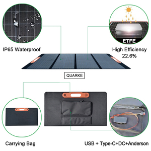 Panel Solar Plegable de 200W, Ligero y Portátil, con Tecnología Shingled, para Carga en Camping 4x4, de Fábrica OEM - Product Image 4