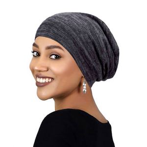 Wholesale Unisex Chemo Beanies with Hair Care Satin Lining Digital Printing Image Style Soft Cotton Keep <b>Warm</b> Outdoor <b>Hat</b> - Product Image 1