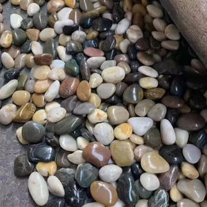 Haute résistance à l'abrasion pierre naturelle polie galets galets design industriel pour la décoration de jardin prix bon marché d'usine - Product Image 4